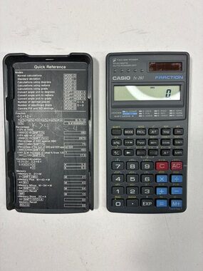 Casio fx-280 Fraction Scientific Calculator in Black and Gray
